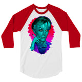 The Man Who Sold the Hue (Raglan) - White/Red
