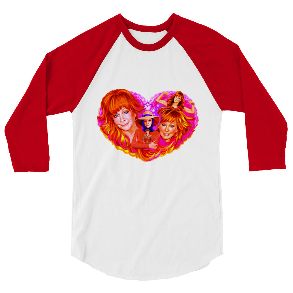 Fancy Like This (Raglan) - White/Red