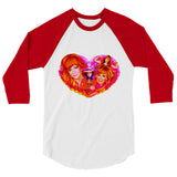 Fancy Like This (Raglan) - White/Red