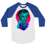 The Man Who Sold the Hue (Raglan) - White/Royal