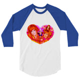 Fancy Like This (Raglan) - White/Royal