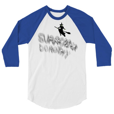 Surrender Dorothy (Raglan) - White/Royal