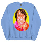Polite Society Approved (Sweater) - Carolina Blue