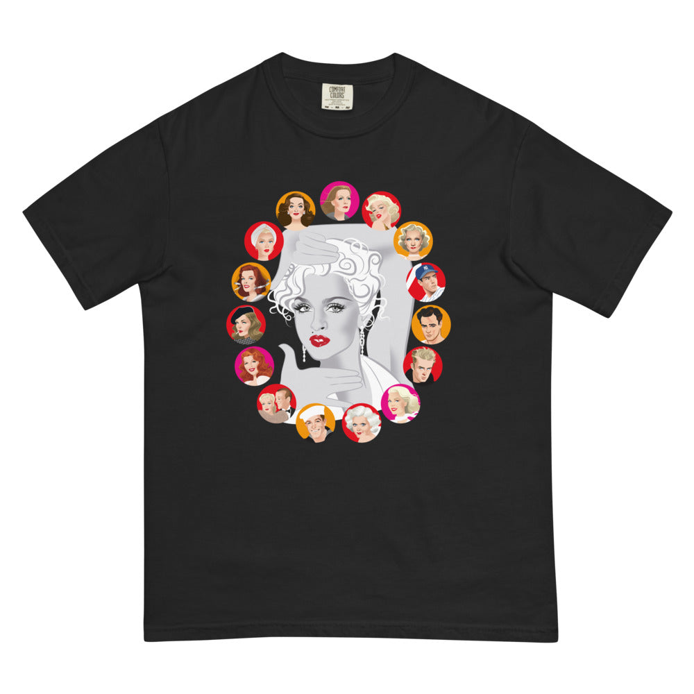 Dietrich and DiMaggio (Boxy Tee) - Black