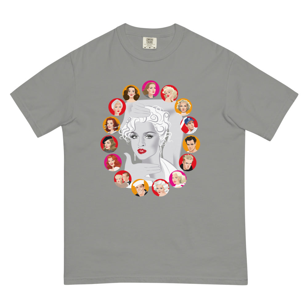 Dietrich and DiMaggio (Boxy Tee) - Grey