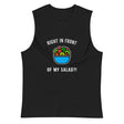 Right in Front of my Salad? (Muscle Shirt) - Black
