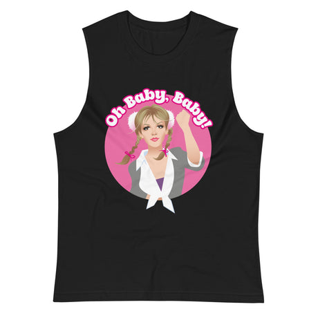 Oh Baby (Muscle Shirt) - Black