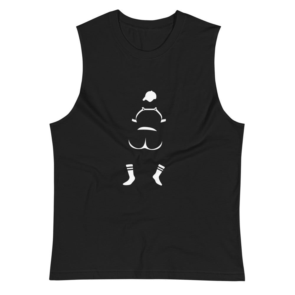 Silhouette (Muscle Shirt) - Black