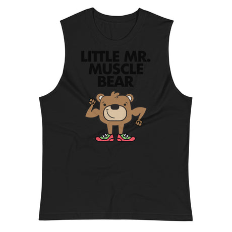 Little Mr. Muscle Bear (Muscle Shirt) - Black