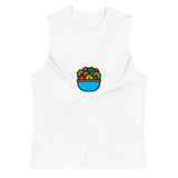 Right in Front of my Salad? (Muscle Shirt) - White
