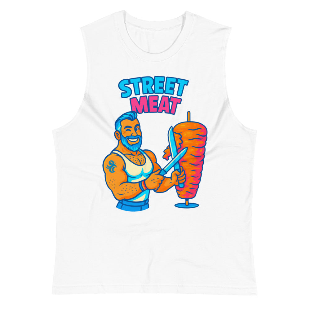 Street Meat (Muscle Shirt) - White
