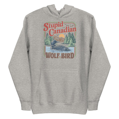 Wolf Bird (Hoodie) - Carbon Grey