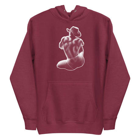 Bikini Cowboy (Hoodie) - Maroon