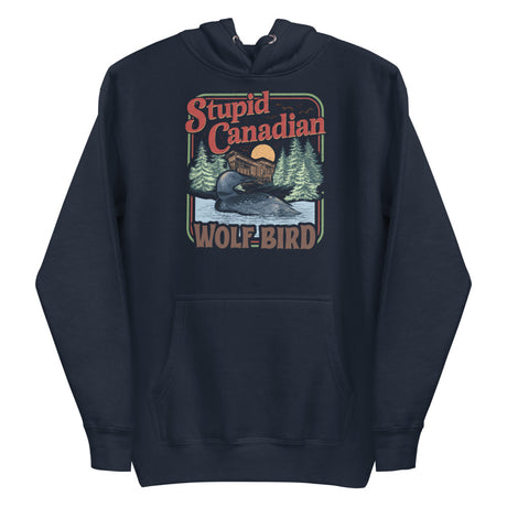 Wolf Bird (Hoodie) - Navy Blazer