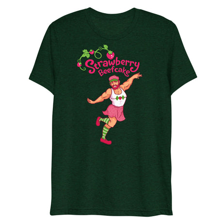 Strawberry Beefcake (Triblend) - Emerald Triblend