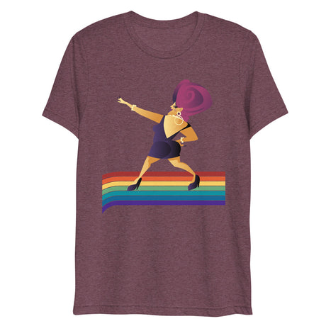 Take it to the Runway (Triblend) - Maroon Triblend