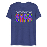 Homosexual Audacity (Triblend) - Navy Triblend
