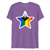 Stars and Progress (Triblend) - Purple Triblend