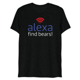 Alexa...find (Triblend) - Solid Black Triblend