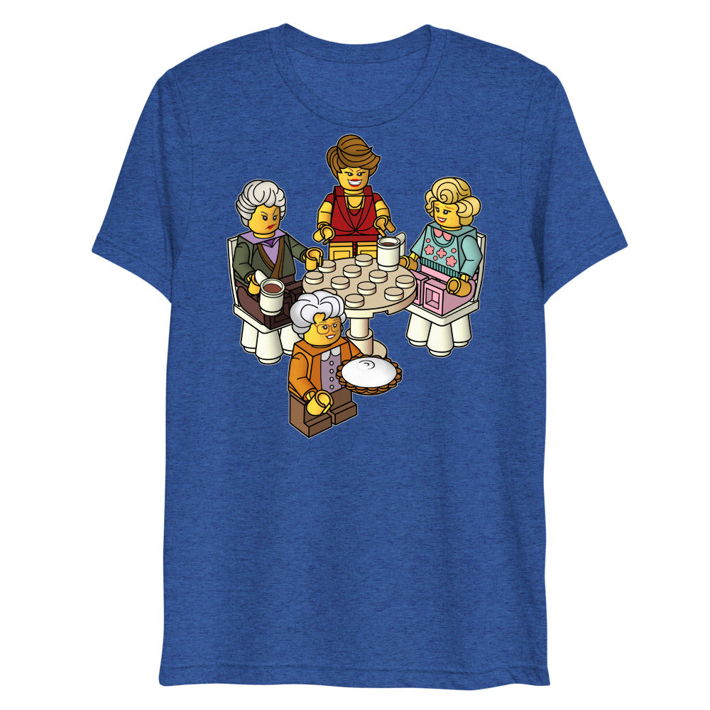 Golden Girls Blocks (Triblend) - True Royal Triblend