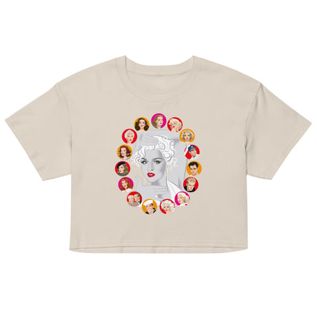 Dietrich and DiMaggio (Crop Top) - Bone