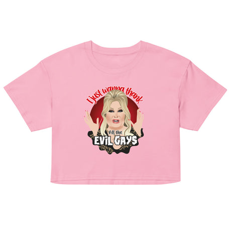 Evil Gays (Crop Top) - Bubblegum