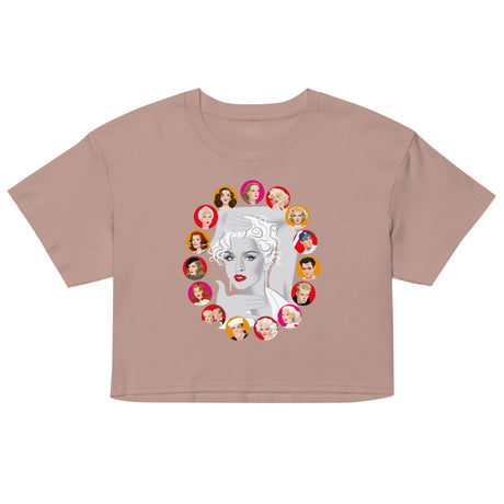 Dietrich and DiMaggio (Crop Top) - Hazy Pink