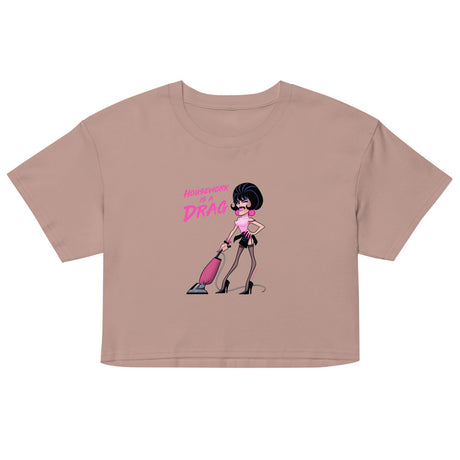Housework is a Drag (Crop Top) - Hazy Pink