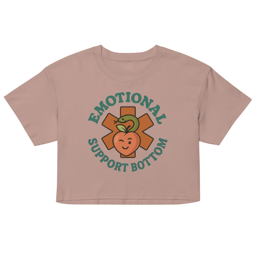Emotional Support Bottom (Crop Top) - Hazy Pink