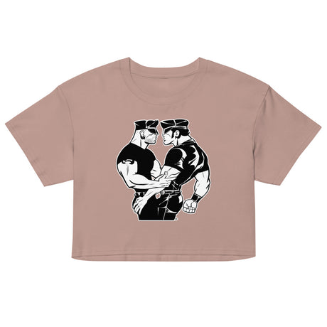 Dark Room (Crop Top) - Hazy Pink
