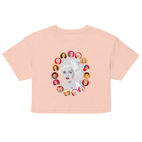 Dietrich and DiMaggio (Crop Top) - Pale Pink