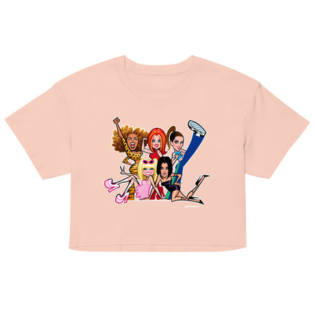 Who Do You Think You Are (Crop Top) - Pale Pink