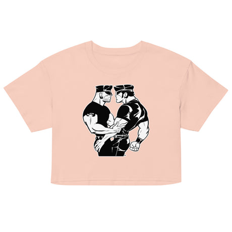 Dark Room (Crop Top) - Pale Pink