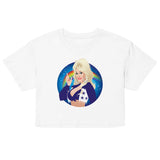 Here Comes the Rainbow (Crop Top) - White