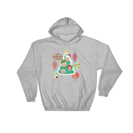 A Golden Christmas (Hoodie)-Christmas Hoodies-Swish Embassy