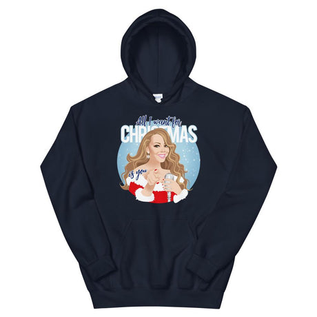 All I Want (Hoodie)-Christmas Hoodies-Swish Embassy