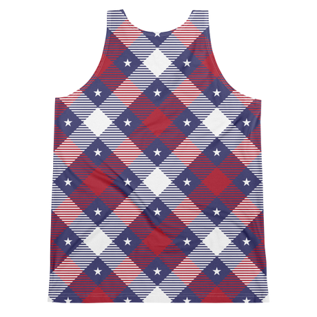 American Tartan (Allover Tank Top)-Allover Tank Top-Swish Embassy