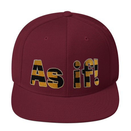 As If! (Baseball Cap)-Headwear-Swish Embassy