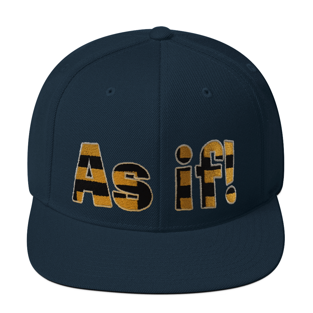 As If! (Baseball Cap)-Headwear-Swish Embassy