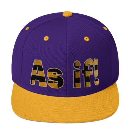 As If! (Baseball Cap)-Headwear-Swish Embassy