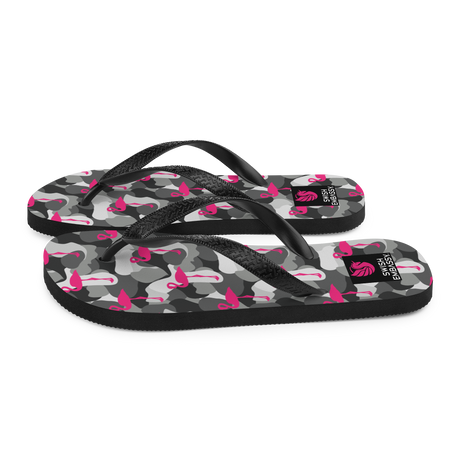 Battle Flamingo (Flip Flops)-Flip Flops-Swish Embassy