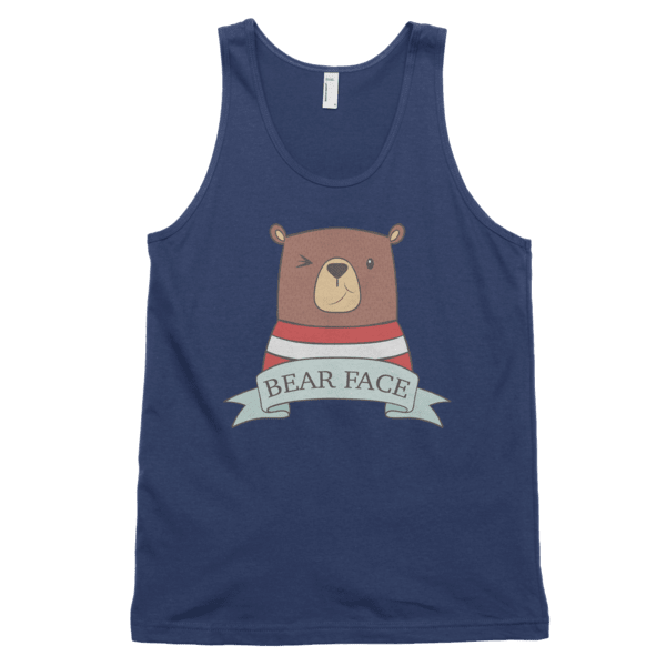 Bear Face (Tank)-Tank Top-Swish Embassy