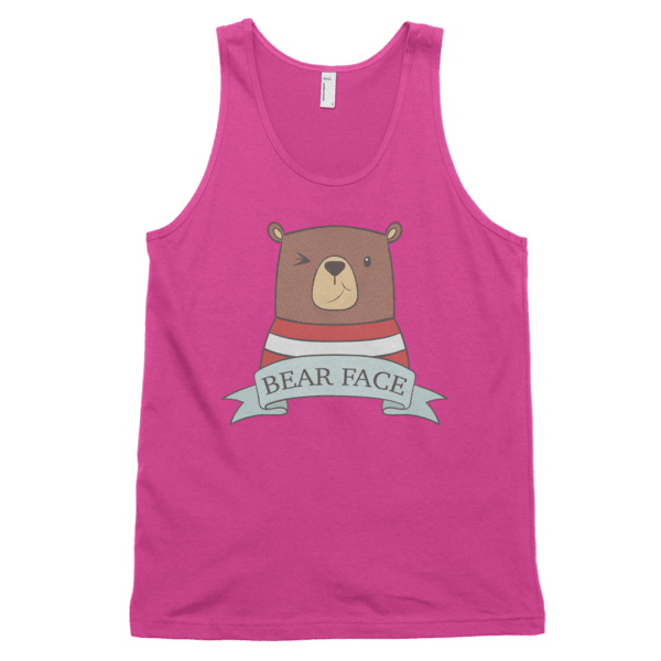 Bear Face (Tank)-Tank Top-Swish Embassy