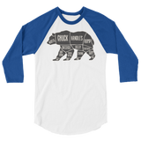 Bear's Anatomy (Raglan)-Raglan-Swish Embassy