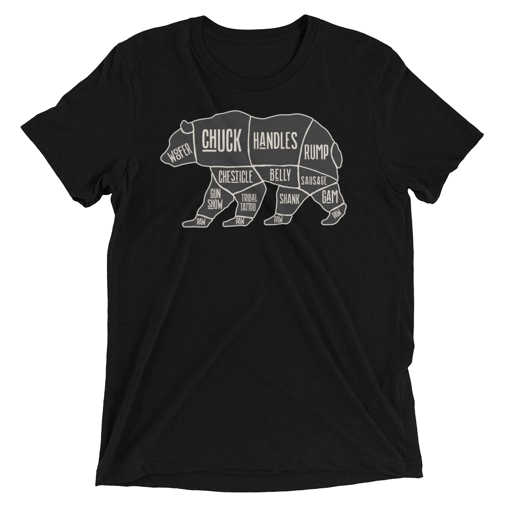 Bear's Anatomy (Retail Triblend)-Triblend T-Shirt-Swish Embassy