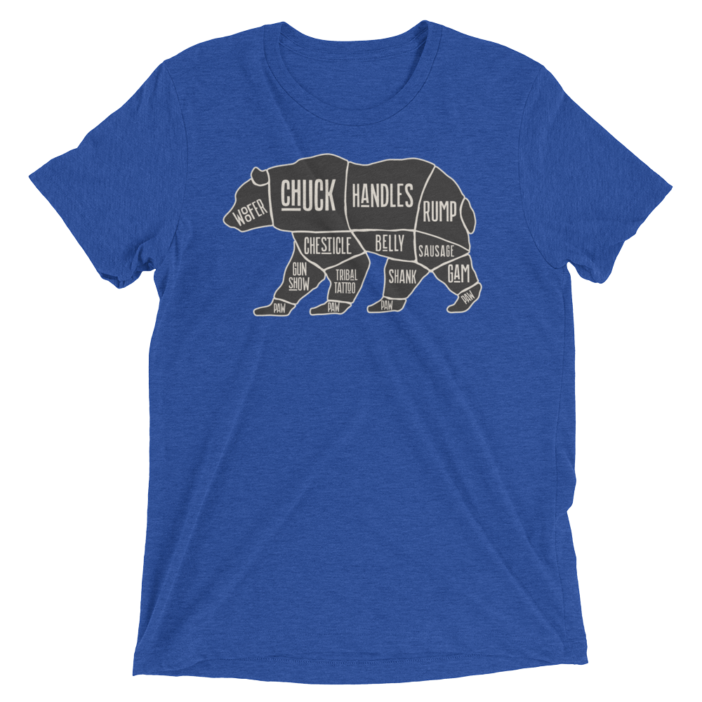 Bear's Anatomy (Retail Triblend)-Triblend T-Shirt-Swish Embassy