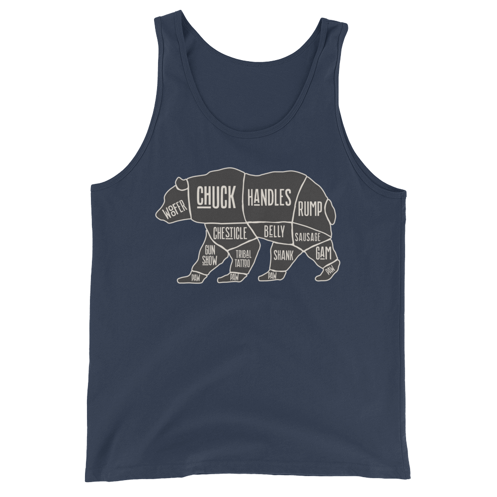 Bear's Anatomy (Tank Top)-Tank Top-Swish Embassy