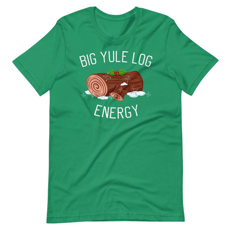 Big Yule Log Energy-Christmas T-Shirts-Swish Embassy