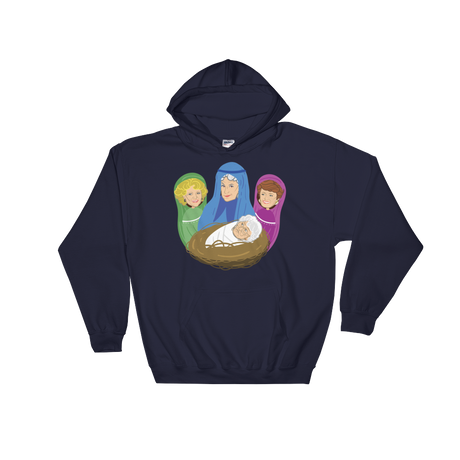 Birth of Cheesecake (Hoodie)-Christmas Hoodies-Swish Embassy