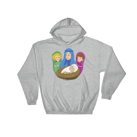 Birth of Cheesecake (Hoodie)-Christmas Hoodies-Swish Embassy